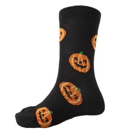 Pumpkin Halloween Socks - 1 Per Pair