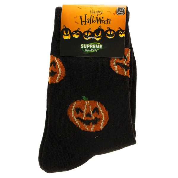 Pumpkin Halloween Socks - 1 Per Pair