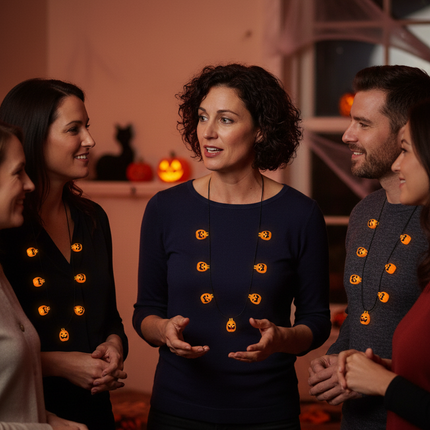 Pumpkin LED Necklace