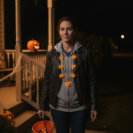 Pumpkin LED Necklace