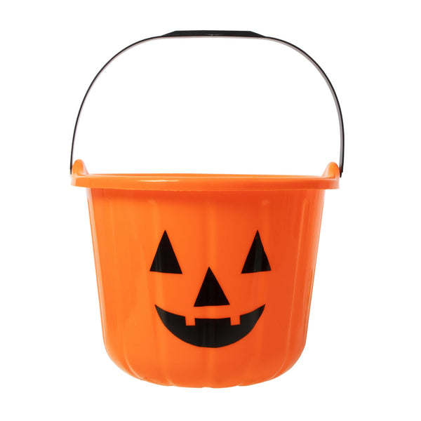Pumpkin Trick or Treat Assorted Buckets - 24 Per Pack