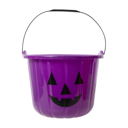 Pumpkin Trick or Treat Assorted Buckets - 24 Per Pack
