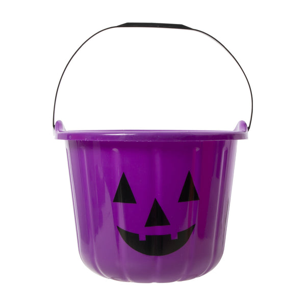 Pumpkin Trick or Treat Assorted Buckets - 24 Per Pack
