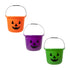 Pumpkin Trick or Treat Assorted Buckets - 24 Per Pack