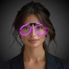 Purple Glow Eyeglasses - Pack of 6