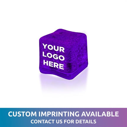 Purple LED Light Up Ice Cubes - 12 Per Pack
