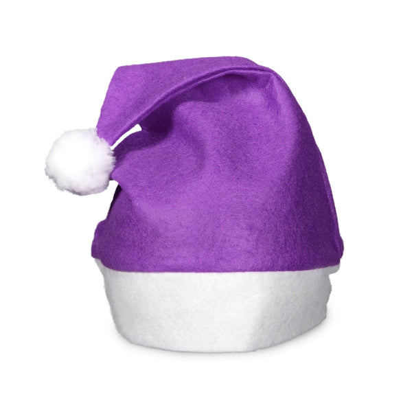 Purple Santa Hats - 12 Per Pack