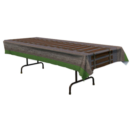 Railroad Track Table Cover

