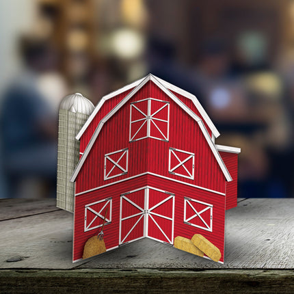 Red Barn Centerpiece
