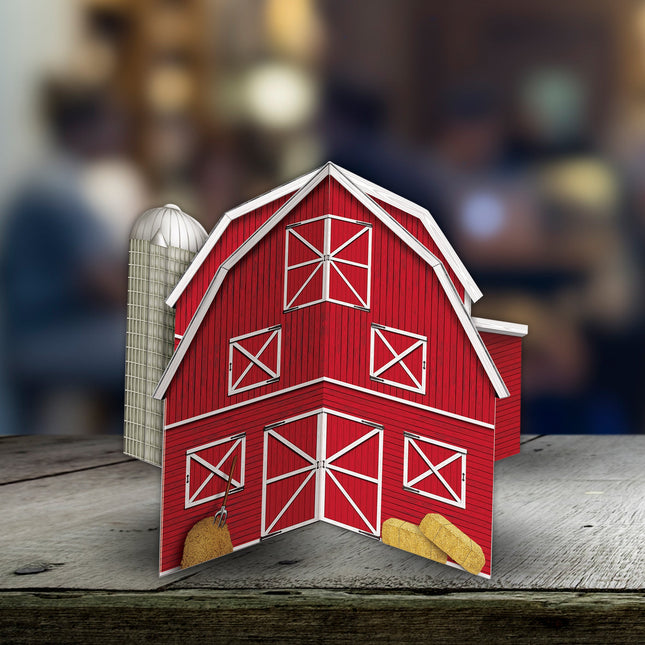 Red Barn Centerpiece
