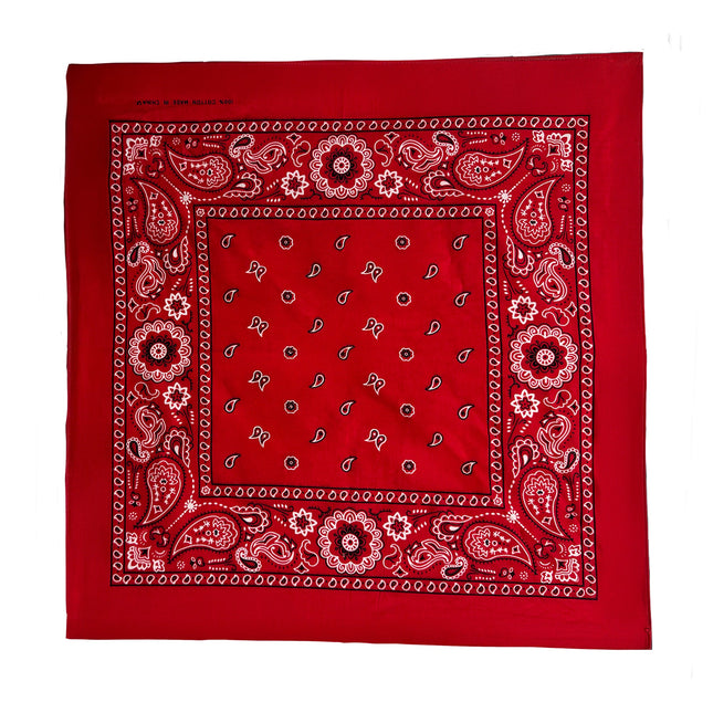 Red Cotton Bandanas
