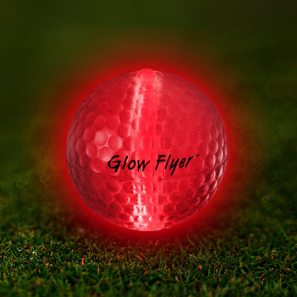 Red Glow Flyer Golf Ball