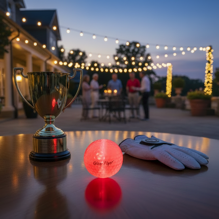 Red Glow Flyer Golf Ball