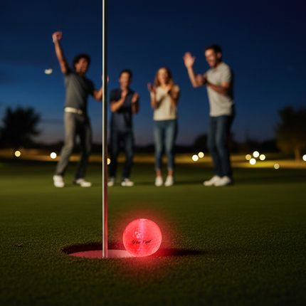 Red Glow Flyer Golf Ball