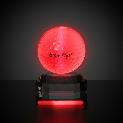 Red Glow Flyer Golf Ball