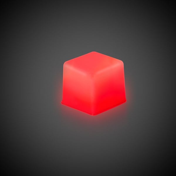 Red Glowing Ice Cubes - 24 Per Pack