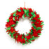 Red & Green 12" Holiday Wreath