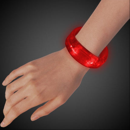 Red LED Bangle Bracelet 