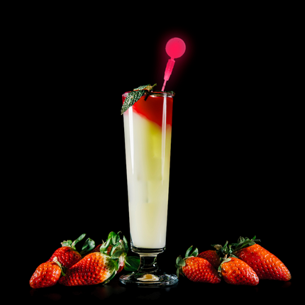 Red LED Light Up Cocktail Drink Stirrer