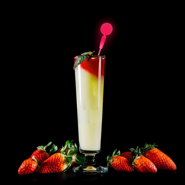 Red LED Light Up Cocktail Drink Stirrer