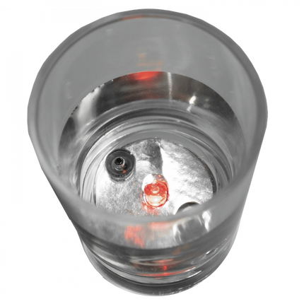 Red LED Light Up Liquid Activated Shot Glasses - 24 Per Pack