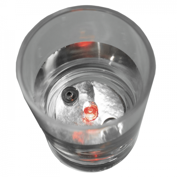 Red LED Light Up Liquid Activated Shot Glasses - 24 Per Pack