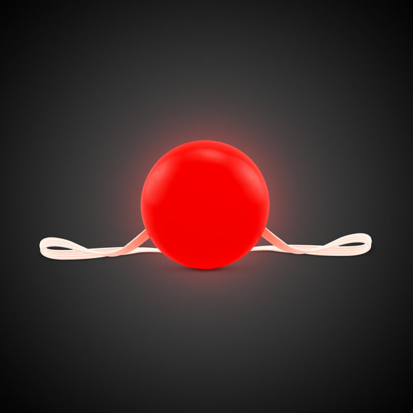 Red LED Light Up Noses
