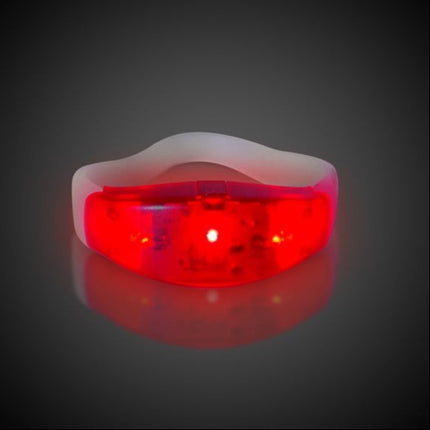 LED Red Stretchy Bangle Bracelet