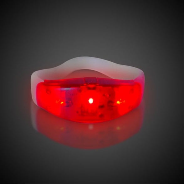 LED Red Stretchy Bangle Bracelet