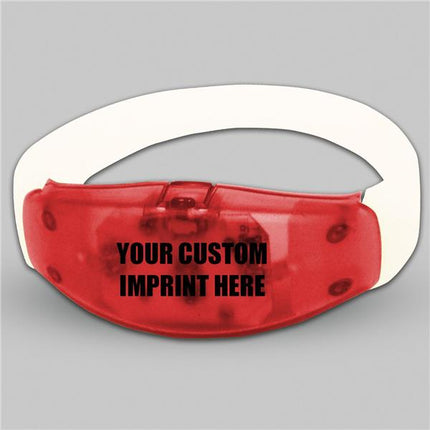 LED Red Stretchy Bangle Bracelet