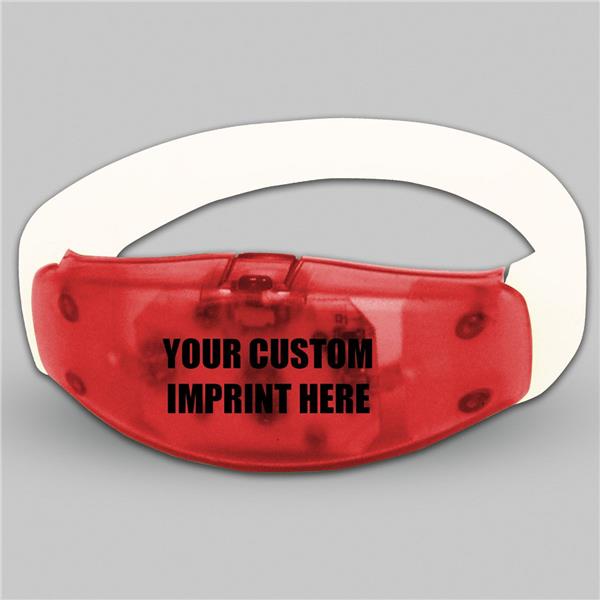 LED Red Stretchy Bangle Bracelet