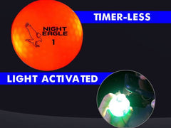 Red Night Eagle CV LED Golf Ball - 1 Per Pack