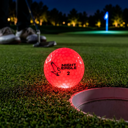 Night Eagle CV LED Golf Ball - Red