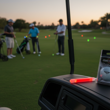 Red Glow Stick For Glow Flyer Golf Ball