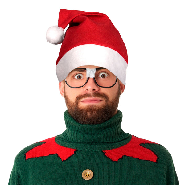 Red Santa Hats - 12 Per Pack