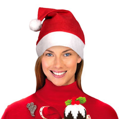 Red Santa Hats - 12 Per Pack