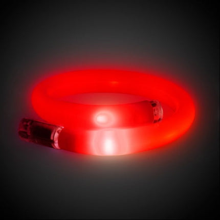 Red LED Tube Bracelet