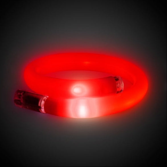 Red LED Tube Bracelet