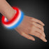 8 Inch Premium Patriotic Color Red White And Blue Glow Stick Bracelets