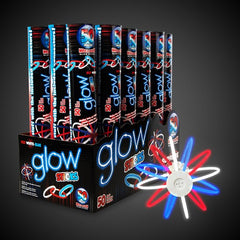 Patriotic Glow 8 Inch Bracelets Retail Counter Display