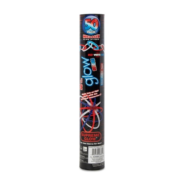 Patriotic Glow 8 Inch Bracelets Retail Counter Display