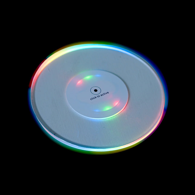 RGB (Red Green Blue) LED Light Up 5" Drink Coaster