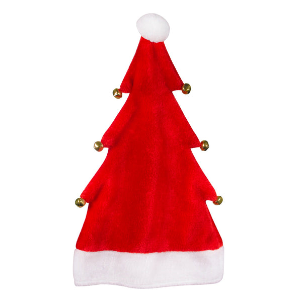 Plush Santa Hat with Bells