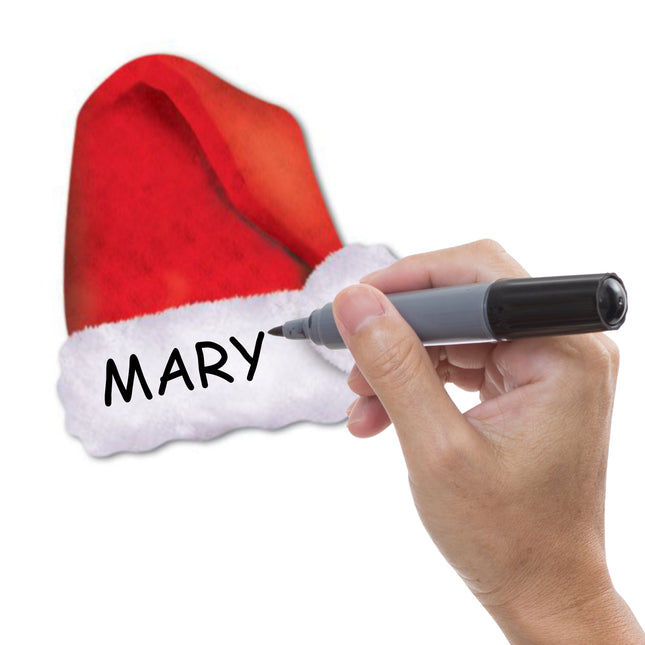 Santa Mini Hat Cutouts - 10 Per Pack