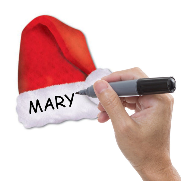 Santa Mini Hat Cutouts - 10 Per Pack