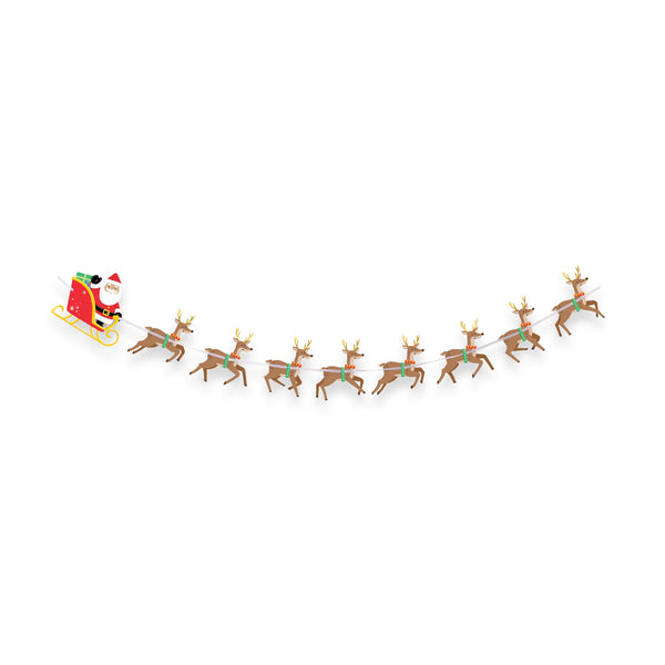Santa & Reindeer Banner