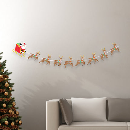 Santa & Reindeer Banner
