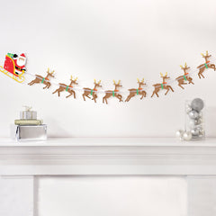 Santa & Reindeer Banner