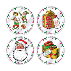 Santa's Workshop 13" Placemats - 4 Assorted Designs Per Pack