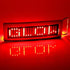 LED Red Scrolling Text Belt Buckles
